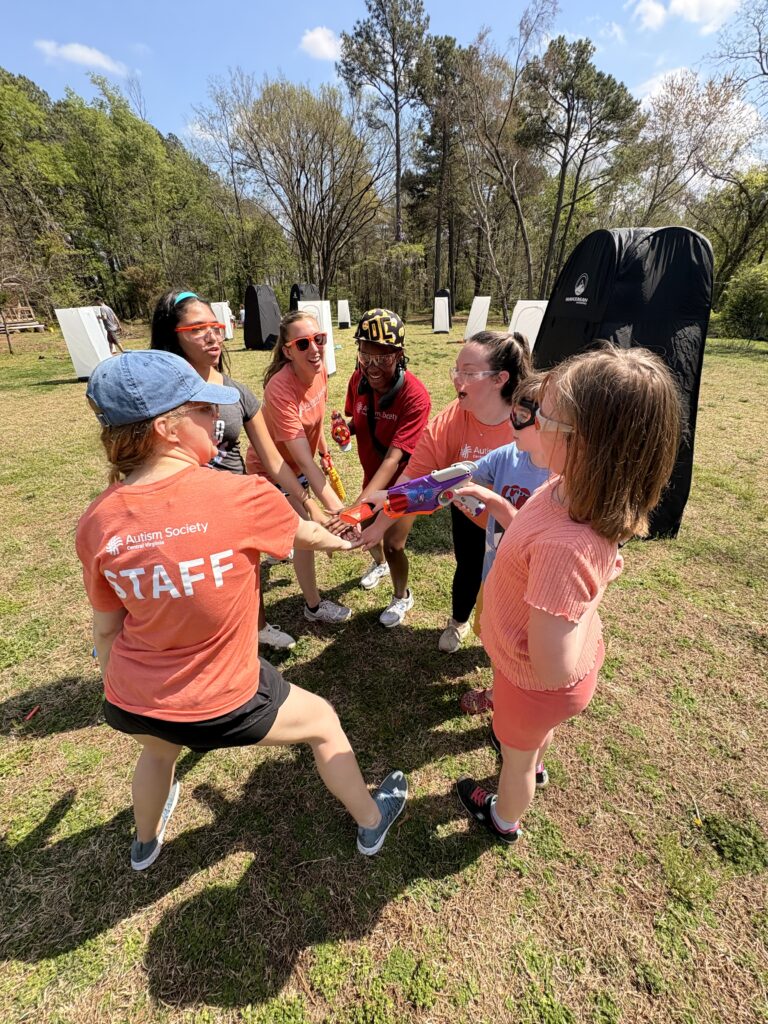 spring at Camp Truetimber is by hosting the Autism Society of Central Virginia (ASCV) spring break camp